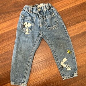 Snoopy Zara Collab Jeans